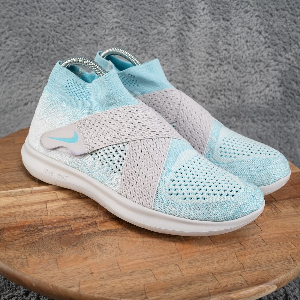 Nike Free RN Motion Flyknit 2017 Running Shoes 880846-402 - Glacier Blue - 8.5